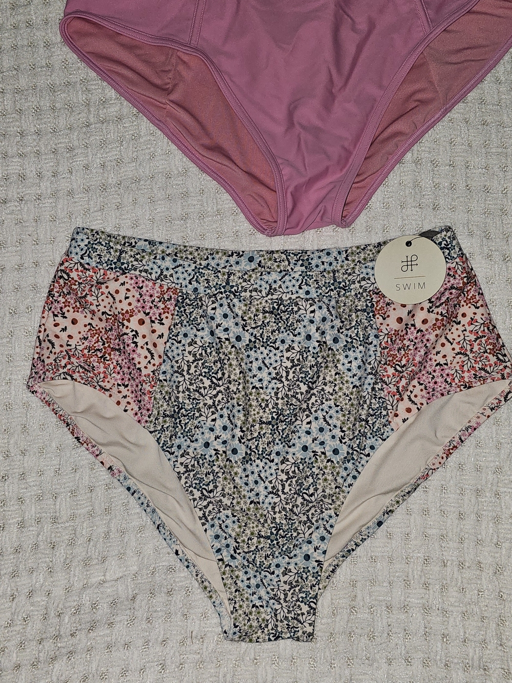 NWT Downeast Women's Assorted 3 High-Waist Bathingsuit Bottoms Sz Lg - Picture 8 of 11
